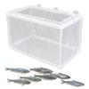 Fish Breeder Box with Suction Aquarium Hatcher Mesh Box Juvenile Fish Separation Net Tank Incubator Box Fry Hatchery