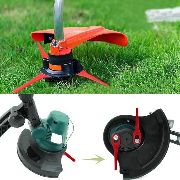 Lame de rechange - Phonillico® - Compatible Einhell GE-CT 18 Li - Pack de 100 - 9 cm - Nylon