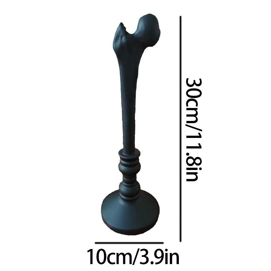 Gothic Decorative Style Candle Holder Made Of Resin For Charming Halloween Home Accents