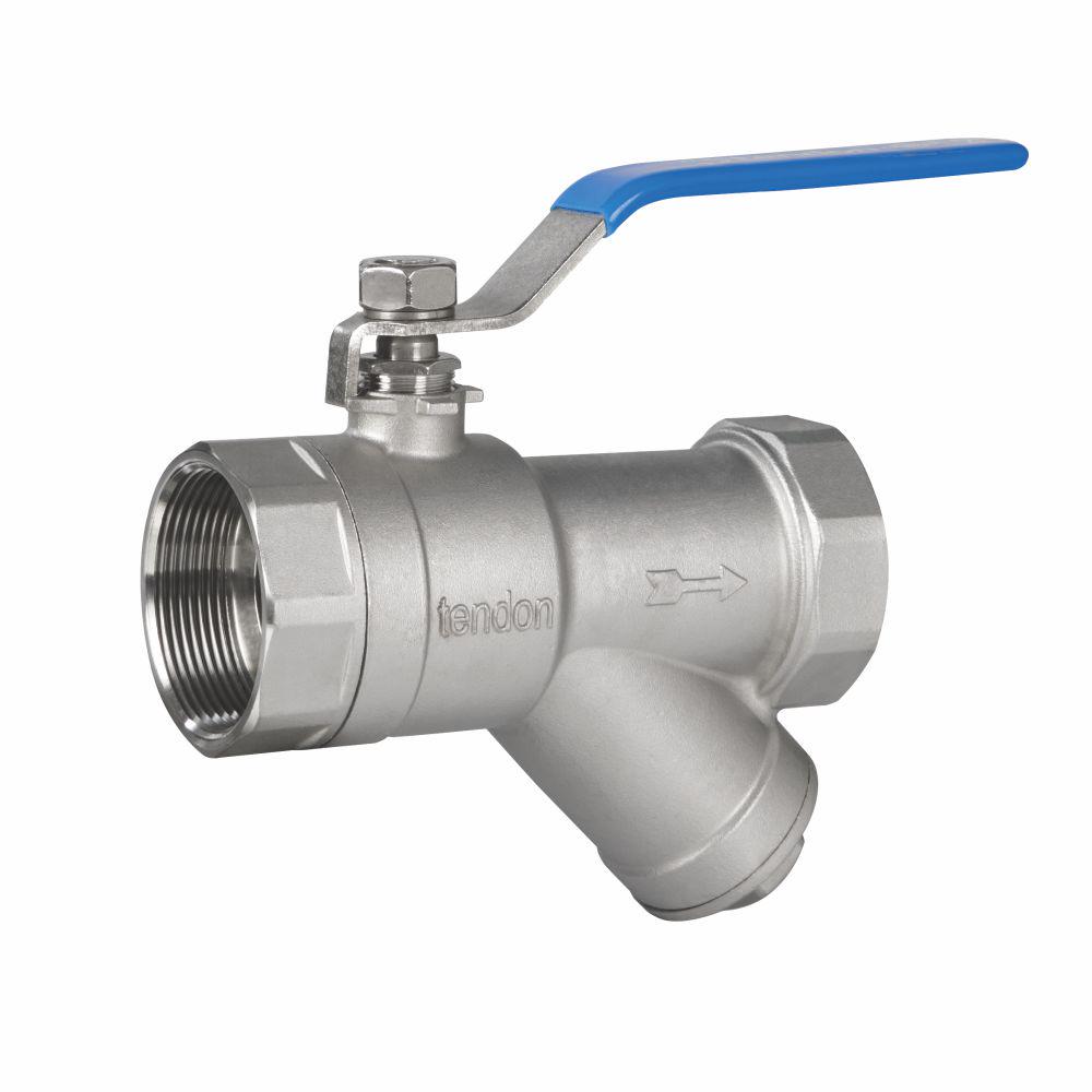 

Кульовий кран-фільтр з великим корпусом з нержавіючої сталі 304 - DN15/DN20/DN25/DN32 DN15