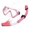 Adult Large-frame Diving Goggles Snorkel Snorkeling Set High-definition Tempered Glass Liquid Silicone Mask Glasses Equipment
