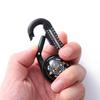 Camp Carabiner Compass and Thermometer Outdoor Navigation Tool Keychains for Outdoor Hiking Camping Survival Tool