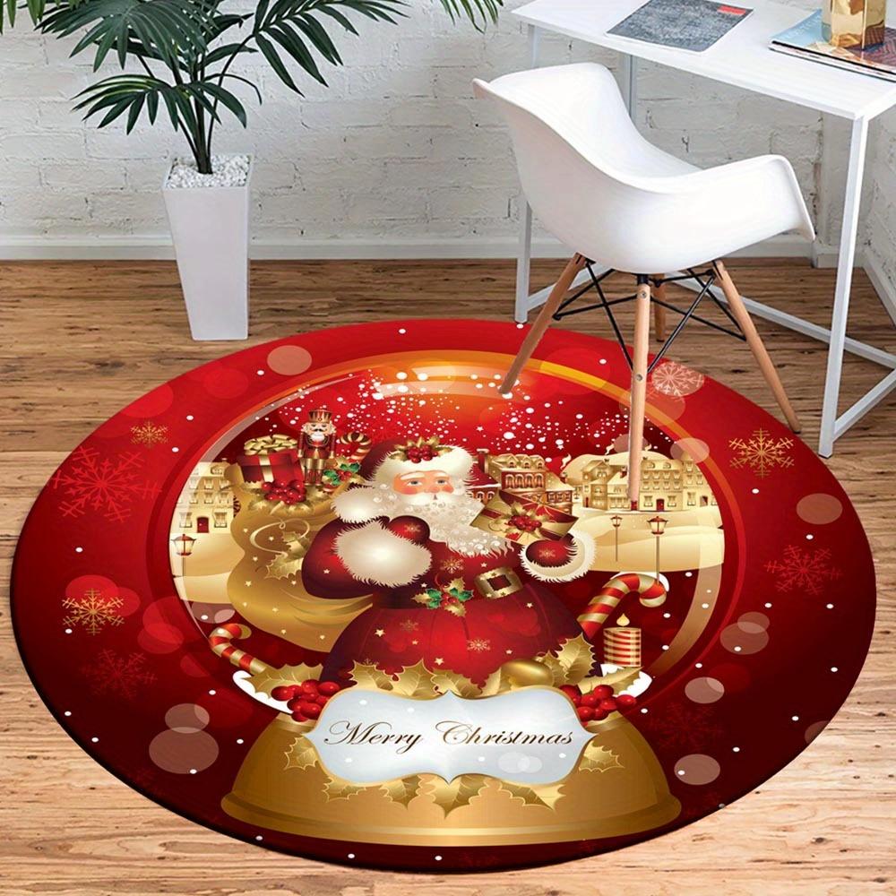 

1pc Retro 1289801995 Pattern Round Floor Mat, Non-slip for Living Room Bedroom Chair Carpets Home Decor Gifts, Home Decor Room Decor Outdoor 80cm by 80cm