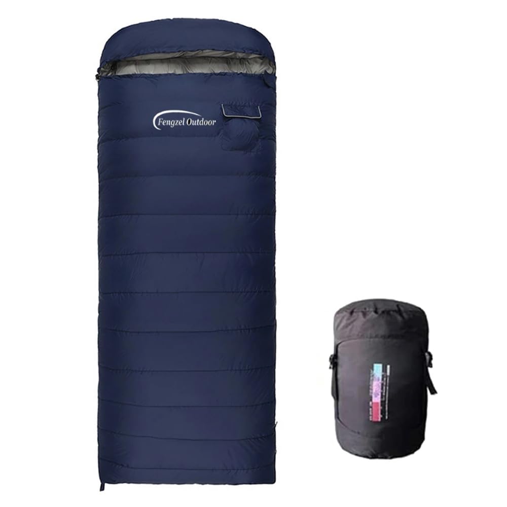 

Fengzel Outdoor Sleeping Envelope Premium Down Legs Winter Disaster Cold Down Sleeping Bag 1000g Down Filling Bag, Type, Multi-Color, 21080cm,