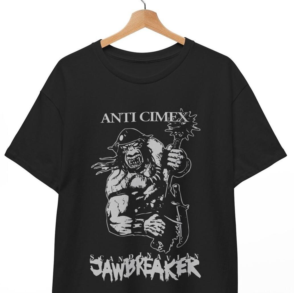 Anti Cimex Scandinavian Jawbreaker Shirt Anti Cimex T-Shirt Unisex Tee L