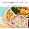 Set per l'alimentazione dei granchi per bambini, include piatto, ciotola, tazza, forchetta, cucchiaio e bacchette.