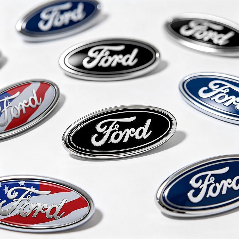 1Pcs Car Steering Wheel Decoration Sticker Badge Auto Styling For Ford Focus Mondeo Kuga Fiesta MK7 Escort Explorer Edge 2 4 MK2 MK4