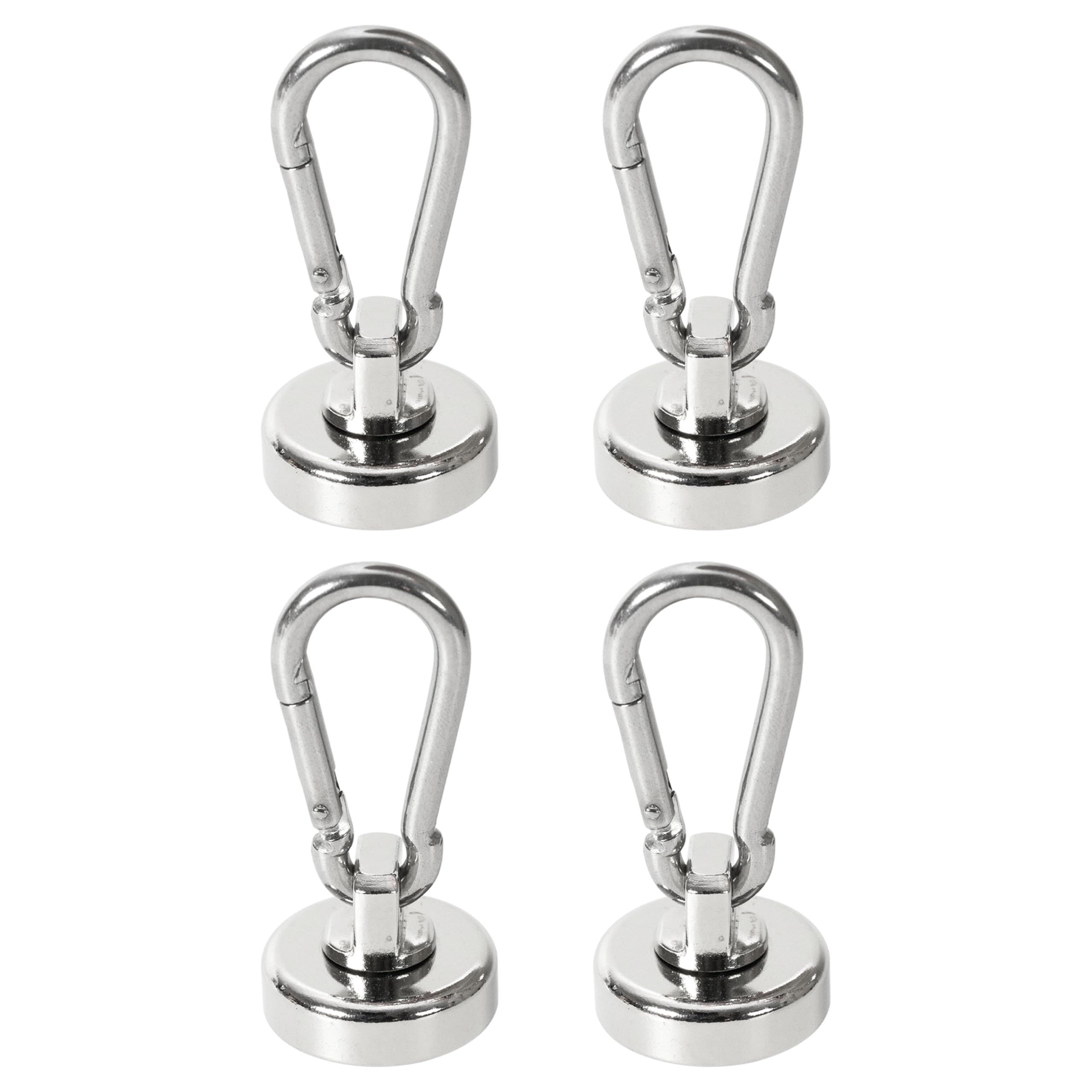 

GOODRIG Carabiner Super Strong Magnetic Neodymium Wall Mountable for Study and Offices Pack of Hooks, Hooks, 360-Degree Rotation, Magnets, Kitchens, серебряный