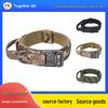 Tactical Nylon Dog Collar with Handle - Thick, Durable Outdoor Pet Leash for Large Dogs