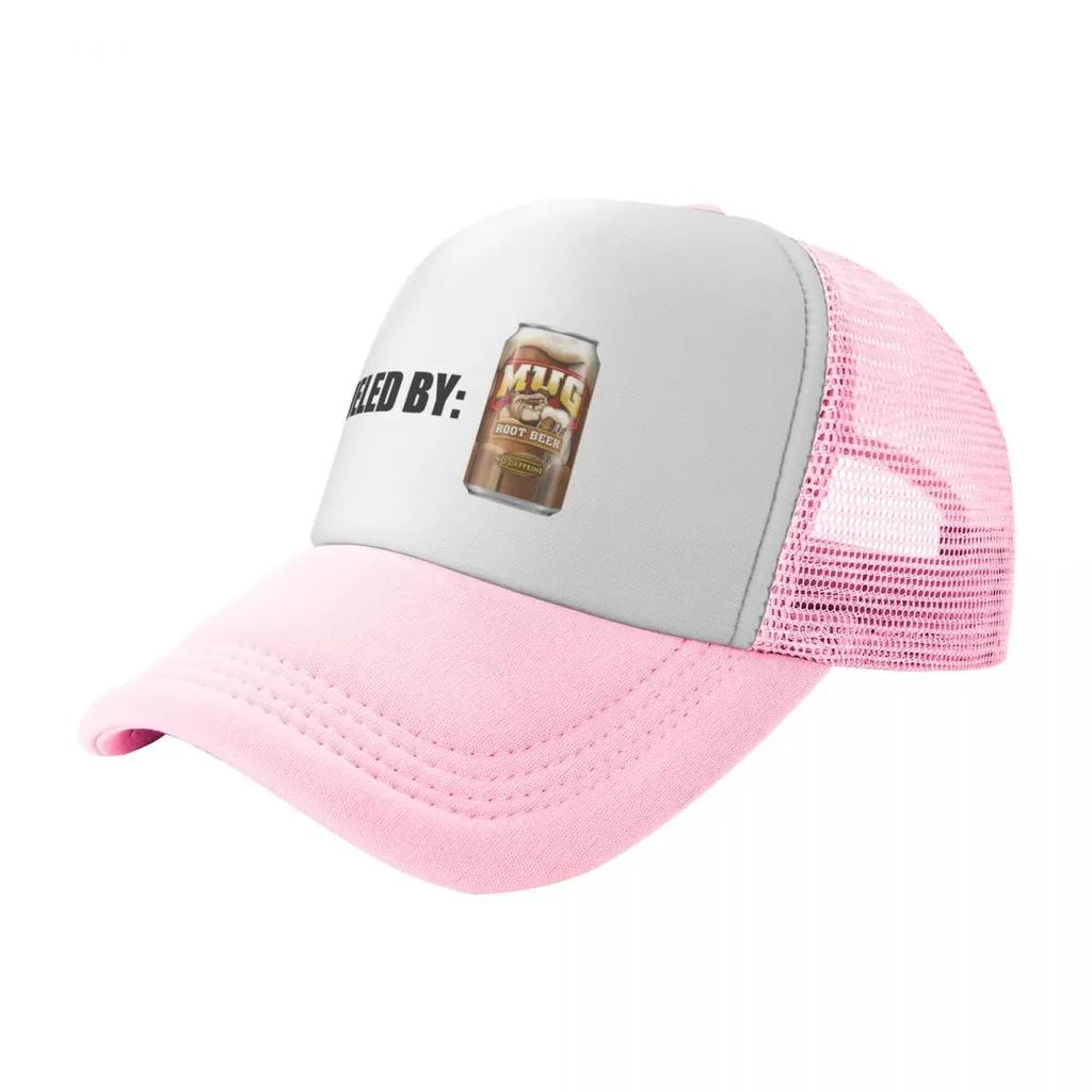 Fueled By MUG root beer Baseball Cap Hat Man For The Sun Fashion Beach Hat Unisex Christmas Hat Women's Golf Wear Men's