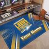 Benutzerdefinierter Teppich Leeds Rhinos Muster Druck Name Text Weicher Rutschfester Boden Teppich für Zuhause Innen Dekoration