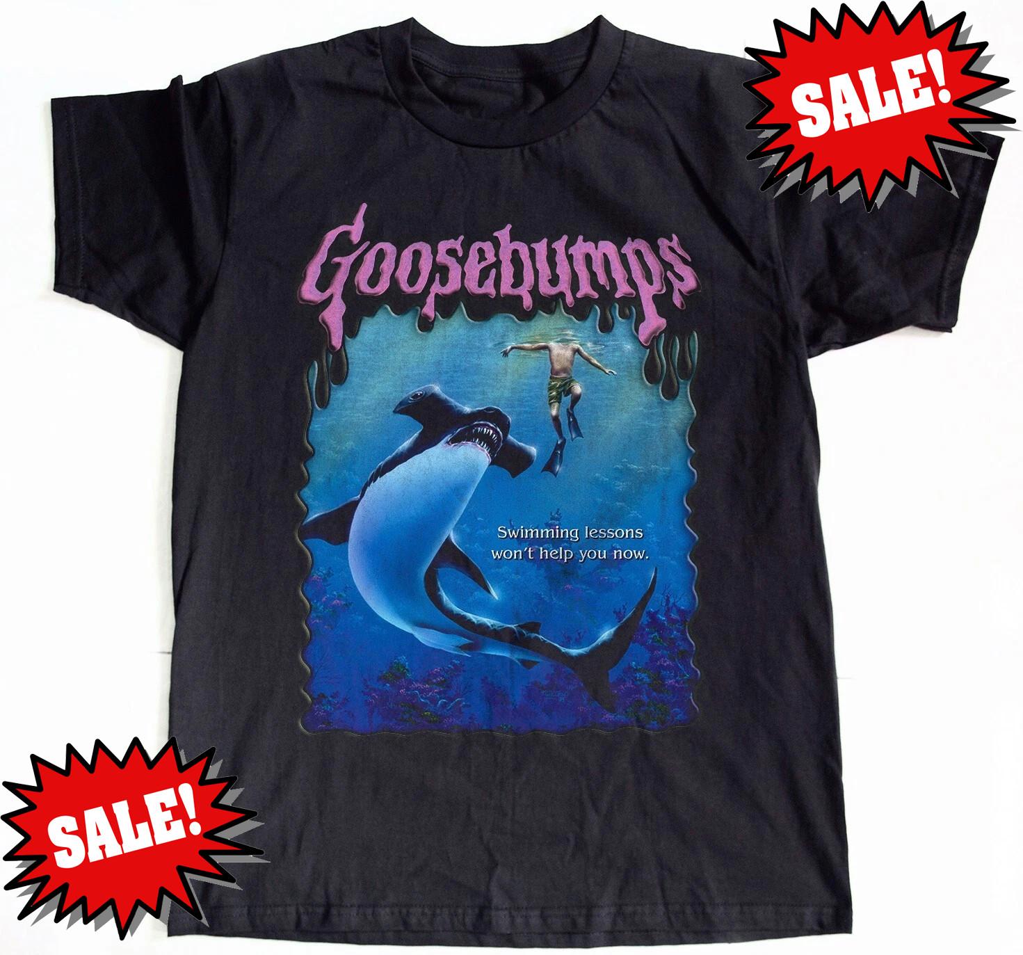 NEW Goosebumps Deep Trouble Heavy Cotton S to 5XL Black T Shirt CM779 XXXXL