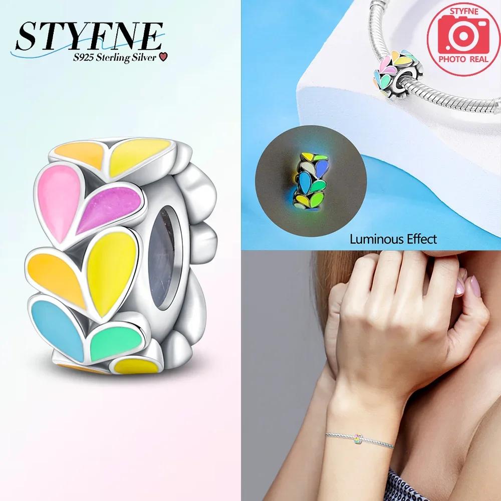 Classic Original Copper Charms Luminous Clawed Butterfly Glowing Stars Bead Fit Bracelet Women Jewelry Diy Fine Gift Making