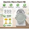 Grey Micro Plant Grinding Machine 30-120 Mesh, 200W 1400r/m Electric Grinding Tool for Restaurants, Supermarkets & Laboratories