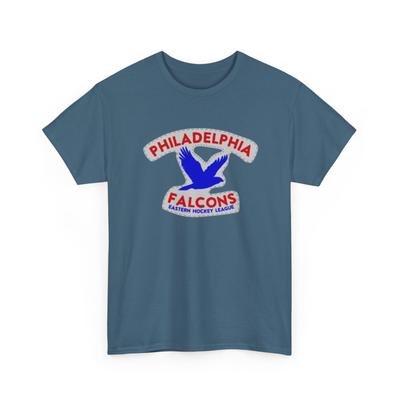 Defunct Hockey Team Philadelphia Falcons Printed T-Shirt Vintage Sports