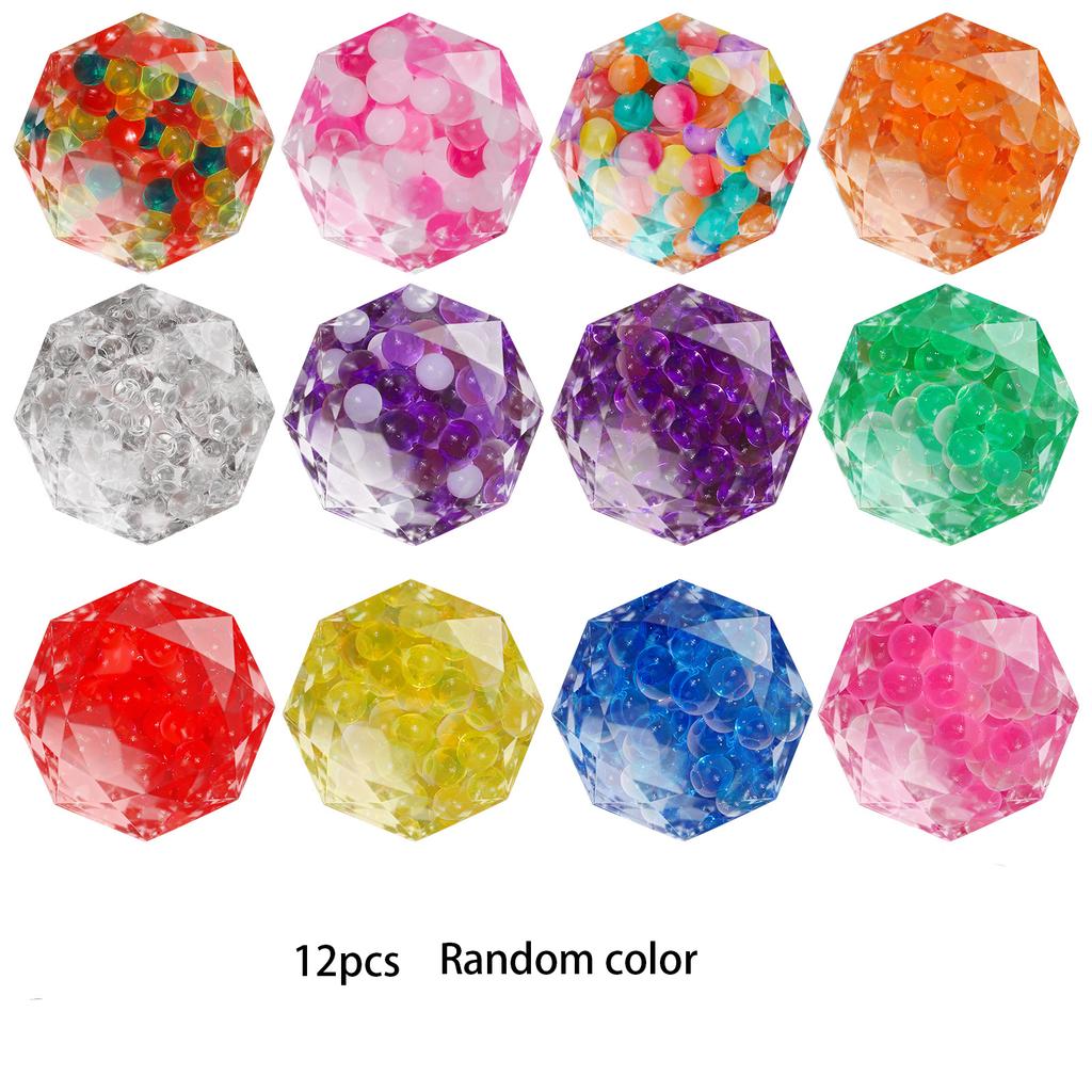 Tpr Diamond Water Bead Ball For Stress Relief And Pinching, Stress Relief And Release Ball, Squeeze Sensory Toys