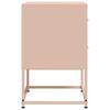 Nightstand Pink 36 x 39 x 60.5 cm Steel