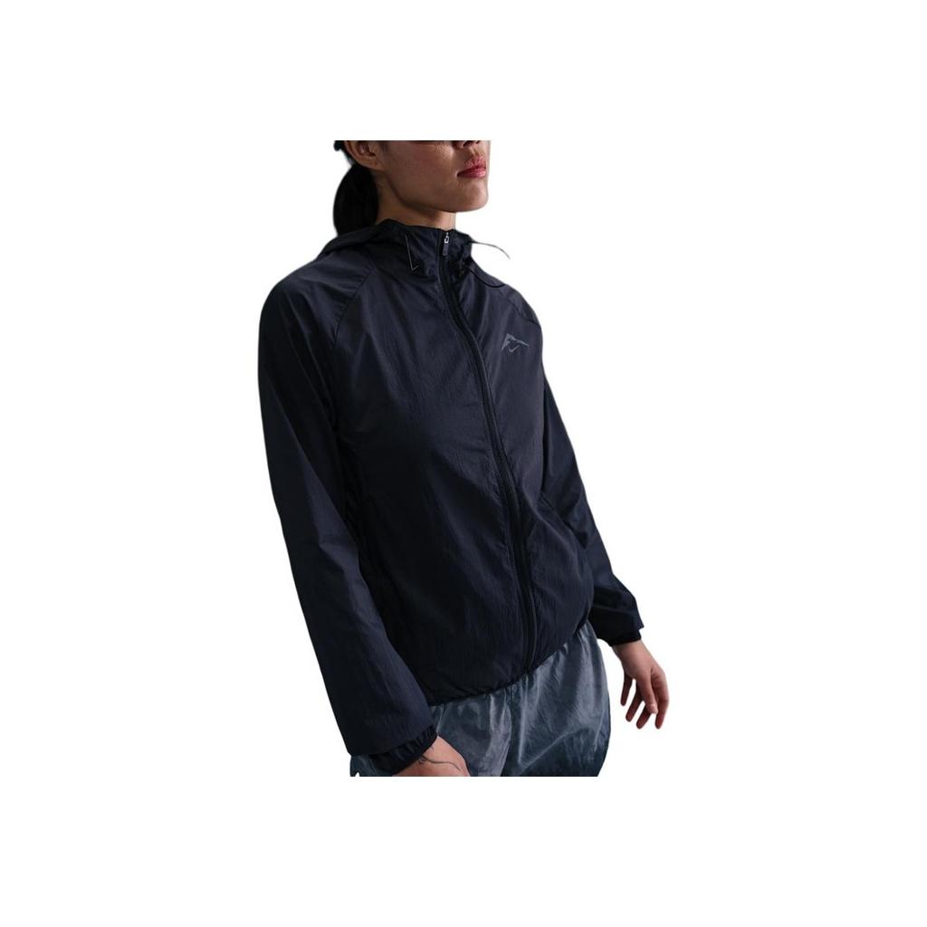 Nike Logo Long Sleeve Zip Jacket Women jackets Black HJ2251-010