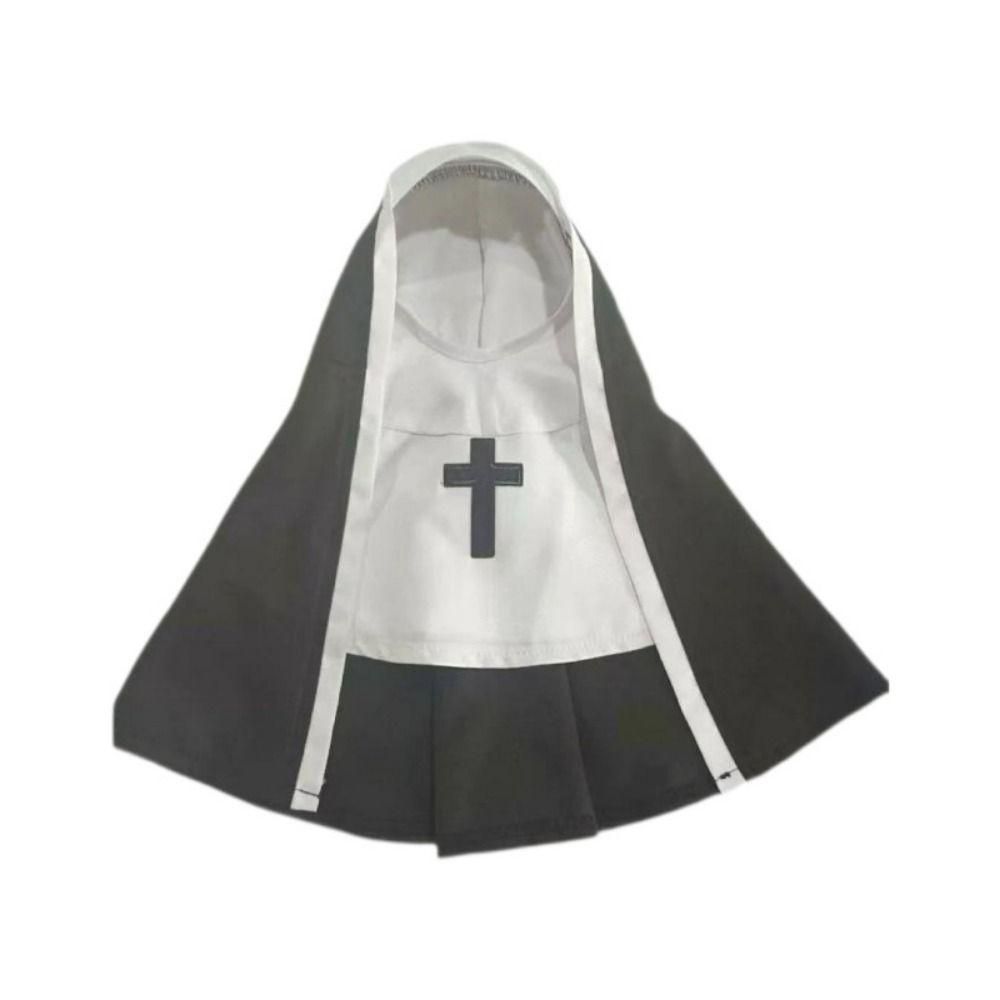 Cat Puppy Pet Cat Halloween Costumes Soft Cat Cosplay Costume Sets Pet Nun Cloak  Halloween Party