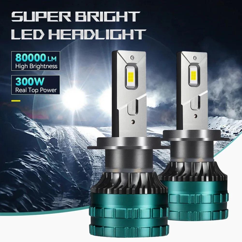300W Car Canbus LED Headlight H4 LED H7 H8 H9 H11 H1 9005 HB3 9006 HB4 Auto LED Lamp Fog Bulb CSP Chip 30000LM 6000K 12V