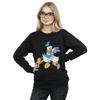 Disney Womens/Ladies Donald And Daisy Duck Kiss Sweatshirt