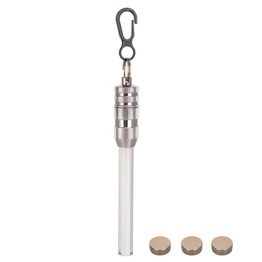 Diving LED Light Underwater Waterproof LED Dive Flashlight Warning Torch with Button BatteryWhite