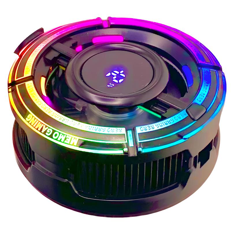CX15 Large-Screen Display 5V3A Semiconductor Phone Cooler Radiator High-Power Magnetic Cooling with RGB Light AI Temp Control
