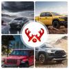 Reindeer Car Decor Festive Christmas Decor Light Up Antler Set Reindeer Kit Roofs Tops Decoration For Van SUV Shopping Mall