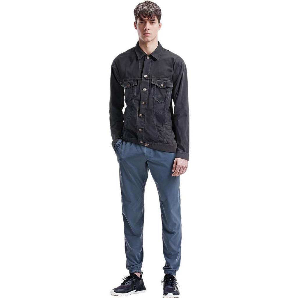 Balenciaga FW22 Denim Jacket Regular Fit Men's Black 732230TNW541129