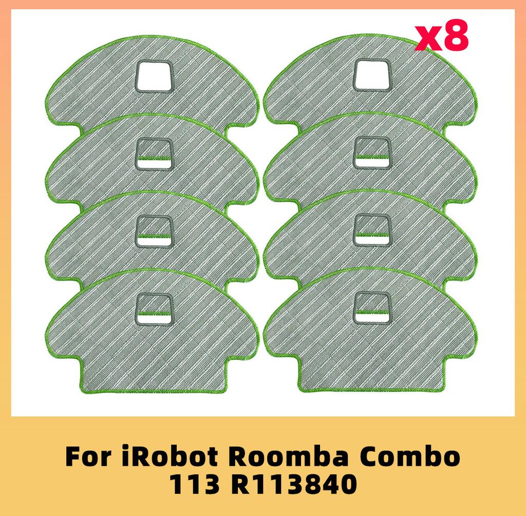 Replacement Main Brush Side Brush Hepa Filter Mop Cloths Rag For iRobot Roomba Combo R113840 Robot Vacuum Cleaner Spare Parts