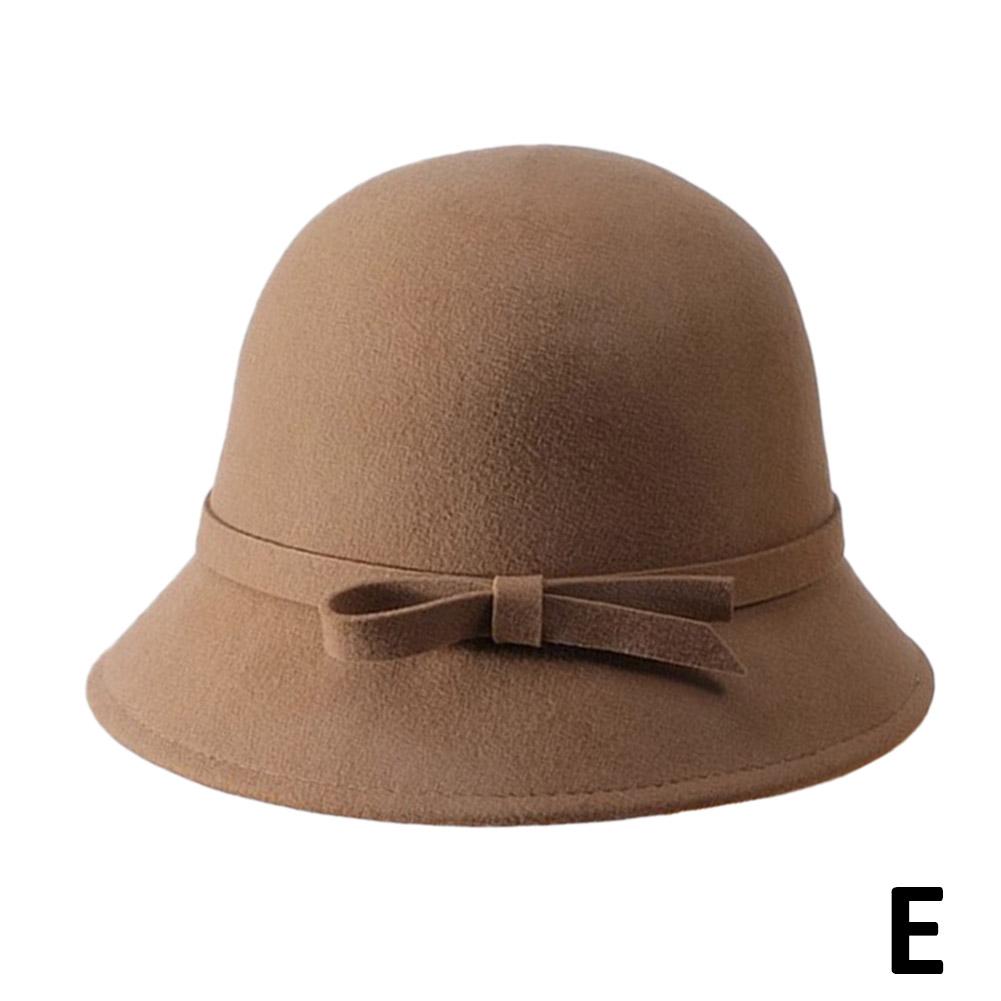 2024 Autumn And Winter Women's French Hepburn Style Hats Versatile Basin Hats Small Fragrant Fi Q8B5