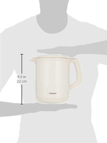Zojirushi Electric Kettle Keeps warm at for 1 hour after boiling Ivory 0.8L 90℃ CK-AJ08-CB