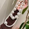 Pearl Beaded Double-Layer Clavicle Necklace - Retro Statement Piece