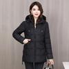 Down cotton jacket padded jacket women's mid-length Korean version slim slimming winter jacket padded jacket new in 2025