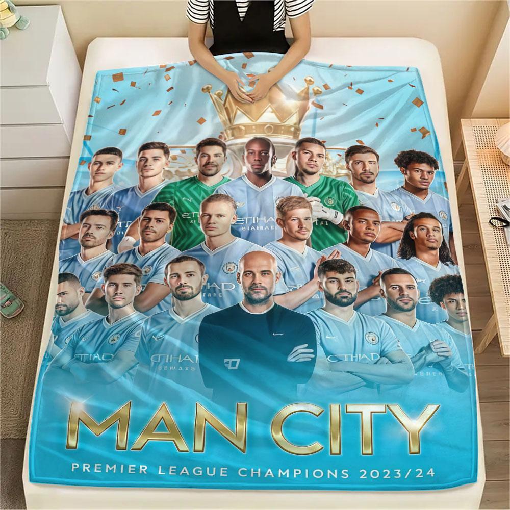 Eternal MCFC Spirit Blanket, High quality Comfortable for All Seasons, Home Decor, Warmth and Comfort