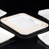 Commercial Rectangular Melamine Serving Tray for Cake, Dessert, Bread, Tea, and Fast Food Display