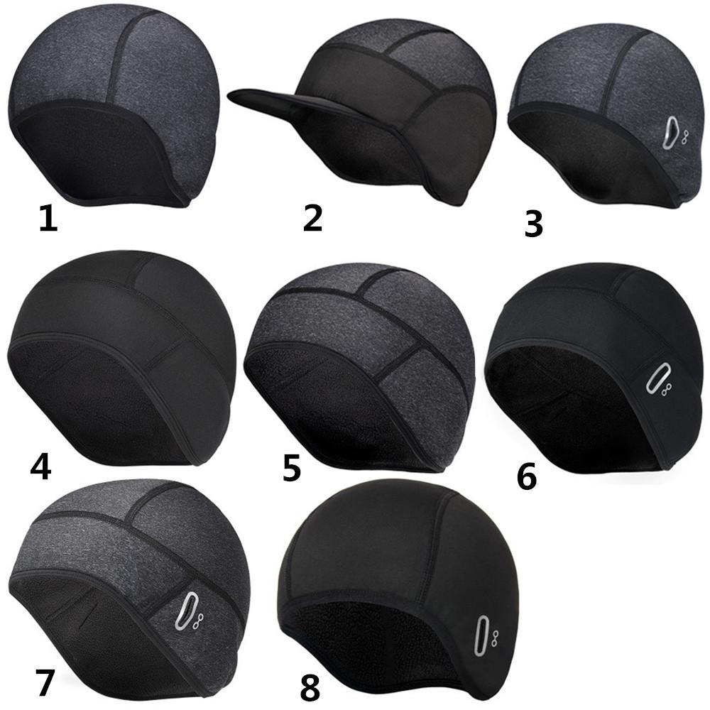 Men Women Outdoor Sports Windproof Running Skiing Thermal Cycling Cap Hat Skull Cap Beanie