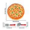 Simulation Kitchen Toy Pizza Cutting Set Food Educational Playset Interactive Pretend Play Cooking And Cutting Toys Kids Games