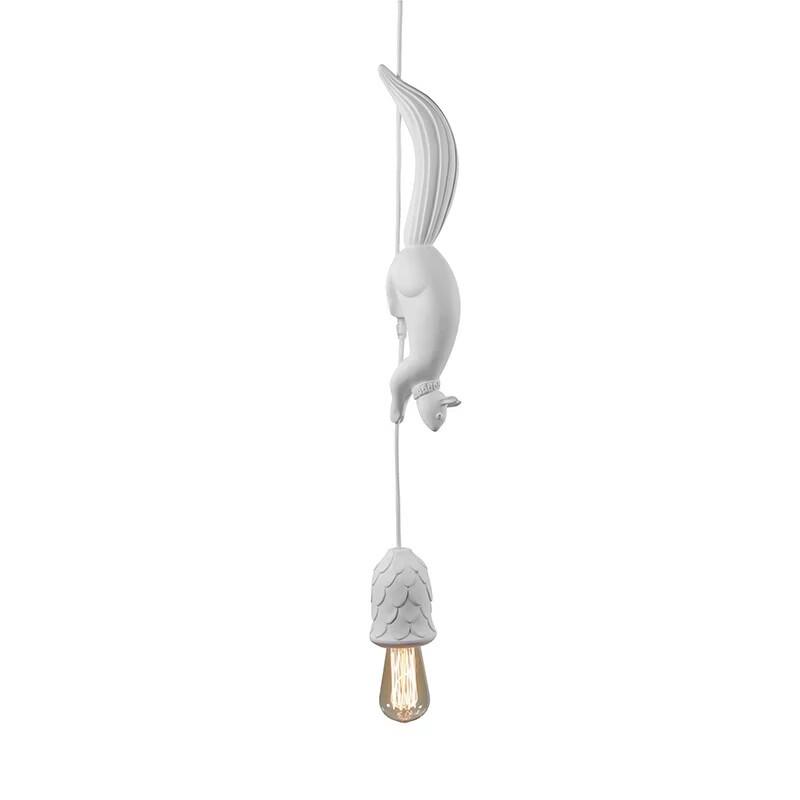 Oeny Severská LED závěsná lampa ve tvaru veverky