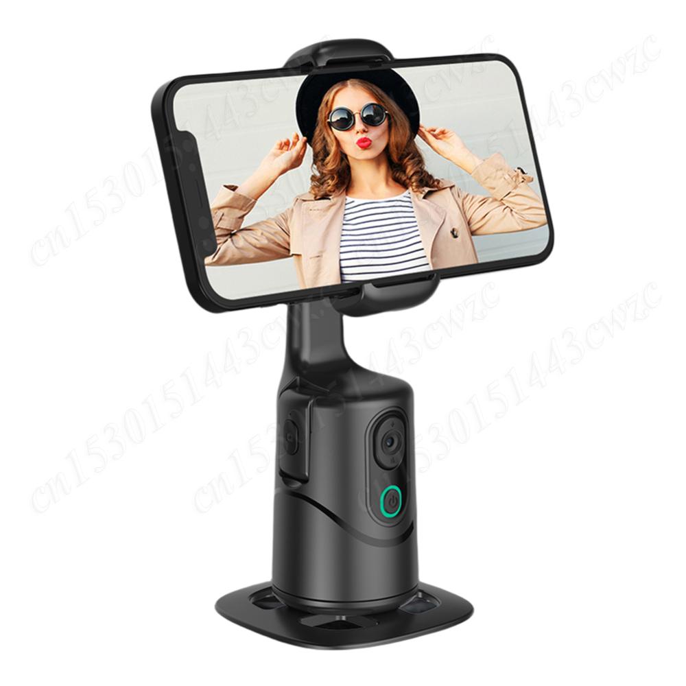 Auto Face Tracking Tripod 360° Rotation Auto Tracking Phone Tripod Holder No App Gesture Control Smart Shooting Stand