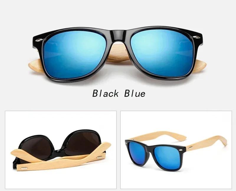 Fashion Brand Luxury Designer Bamboo Sunglasses Men Women Wood Vintage Mirror Shades Glasses Travel Party Outdoor Sunglasses