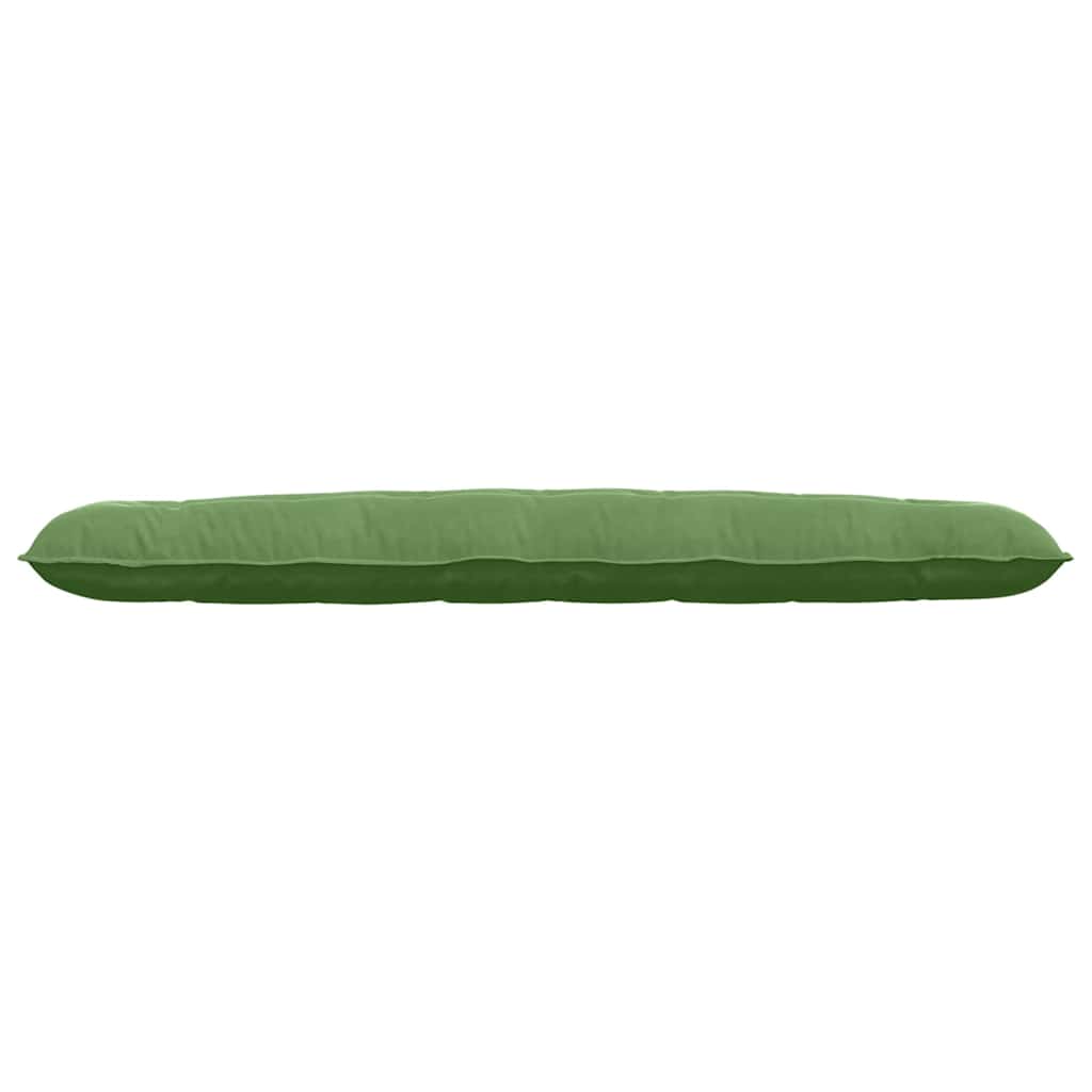 Back Cushion Light Green 200 x 50 cm Cord Fabric