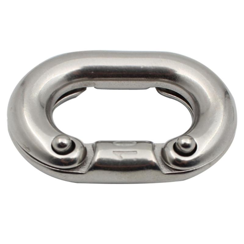 1Piece Quality Chain Link Connector, 316 Steels Marine Grade C Link Split Connectings Ship Anchors Chain Link