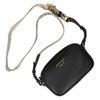 Emporio Armani Classic Printed Logo Faux Leather And Polyurethane Shoulder Crossbody Bag Unisex bags Black EW000-537AF-12103