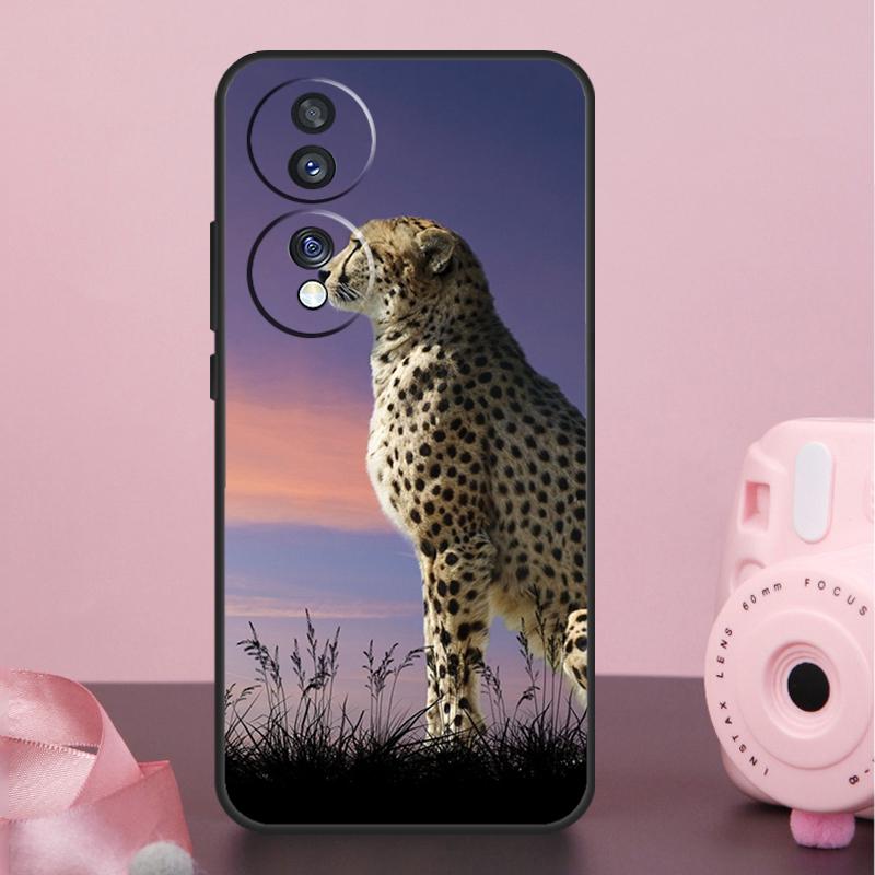 Cheetah Panther Snow Cheetah Case For Honor 400 200 Pro 50 70 90 X9a X9b X9c X9d X8b X8c Win Magic 8 Pro 5 6 7 Lite Cover