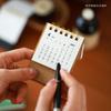 2026-2027 Mini Calendar Ins Style Simple Work and Study Planner Desk Calendar Desktop Ornament