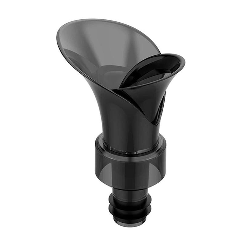 

2 в 1 Wine Pourer Wine Saver, Аэратор для вина, Уплотнитель для винных пробок, Аксессуары для вина, черный, 2 шт. в упаковке чёрный