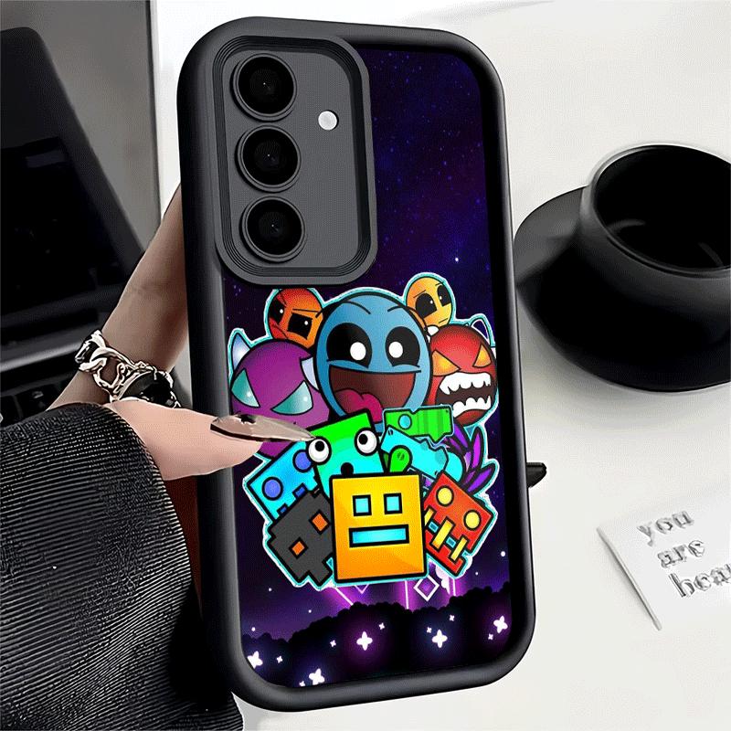 

Phone Case for Samsung Galaxy A17 A16 A15 A14 A13 Geometry Dash Game A56 A36 A26 A55 A35 A25 A54 A34 A24 A53 A33 A23 A07 A06 Samsung A36