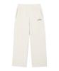 COVERNAT Warm-On Arch Logo Wide Fleece Pants Ivory