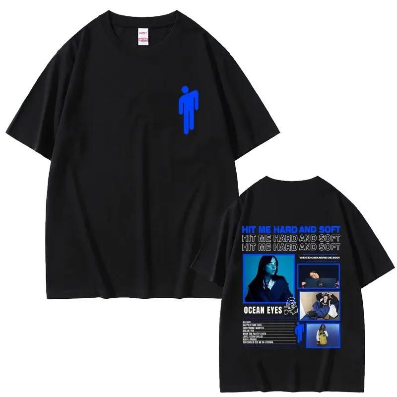 2026 Hit Me Hard and Soft Do You Know To How Bend Same Style Print T-shirts Men Women Fashion Pop Music T Shirts Oversized T-shirt